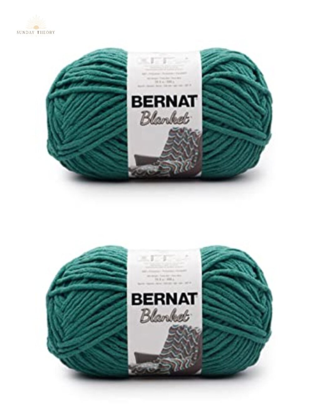 Super Bulky Chenille Yarn 2-Pack Polyester for Knitting Crochet Blankets